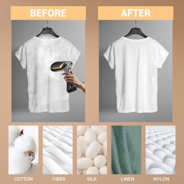 Small Portable Handheld Household Steam Spray Clothes Wrinkle Removal Iron, Size: UK Plug(Black) - Image 7