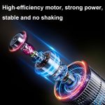 Multifunctional Kitchen Seasoning Electric Grinder Adjustable Coarse and Fine Pepper Grinder(Black) - Image 8