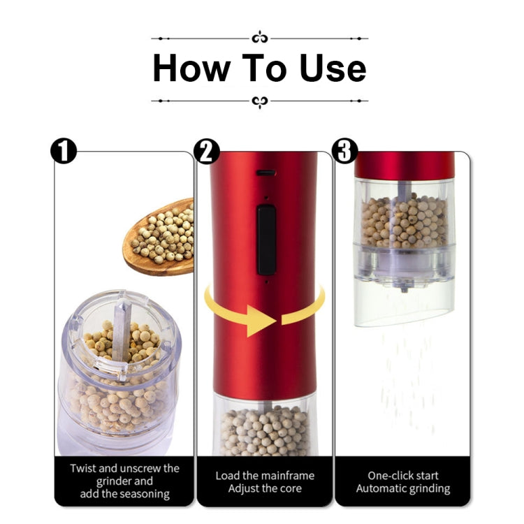 TBD06054539_B9_50b285f0-ee1d-46eb-8cd2-04a1561ba1e7 Multifunctional Kitchen Seasoning Electric Grinder Adjustable Coarse and Fine Pepper Grinder(Black) - Image 10