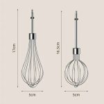 Rotary Folding Double-head Electric Home Egg Beater Fully Automatic Wireless Baking Mixer(Black) - Image 4