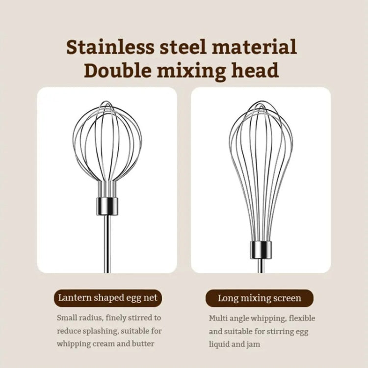 TBD06055905_B9_00b39463-3a46-4bf9-aea9-11c88b2f4845 Rotary Folding Double-head Electric Home Egg Beater Fully Automatic Wireless Baking Mixer(White) - Image 10