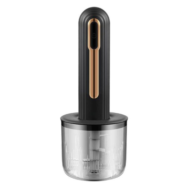 Small Baby Food Processor Kitchen Multifunction Cordless Electrical Meat Grinder(Black) - Image 1