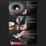 Small Baby Food Processor Kitchen Multifunction Cordless Electrical Meat Grinder(Black) - Image 7