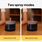 200ml Sea of Clouds Aroma Diffuser Essential Oil Humidifier with 7-Color Mood Lights USB-Powered, Color: Lava Black - Image 4