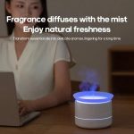 200ml Sea of Clouds Aroma Diffuser Essential Oil Humidifier with 7-Color Mood Lights USB-Powered, Color: Lava Black - Image 8