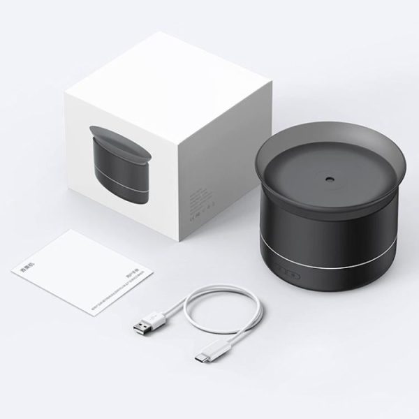 200ml Sea of Clouds Aroma Diffuser Essential Oil Humidifier with 7-Color Mood Lights USB-Powered, Color: Lava Black - Image 9