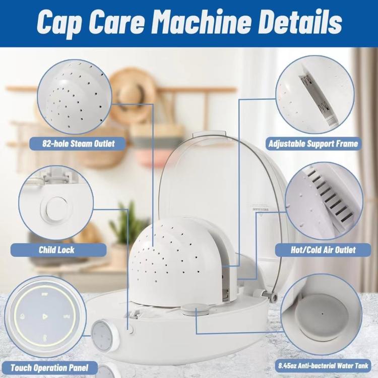 TBD06061758_B2_da69a806-f544-438e-a1aa-9f812948415f Multifunctional Hat Wig Care Cleaning Disinfection Steam Ironing Machine(EU Plug) - Image 3