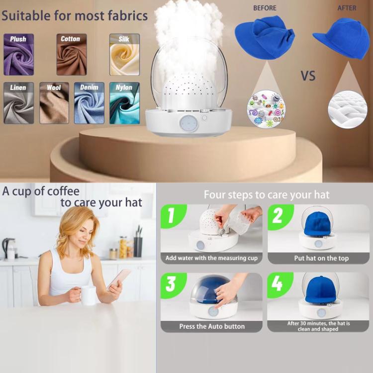 TBD06061758_B5_5b53a05f-f970-4d47-9ae8-26ff682ae55e Multifunctional Hat Wig Care Cleaning Disinfection Steam Ironing Machine(US Plug) - Image 6