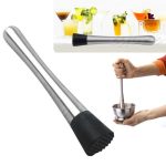 Stainless Steel Crushed Popsicle Mint Lemon Stir Bar Utensil