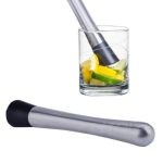 Stainless Steel Crushed Popsicle Mint Lemon Stir Bar Utensil - Image 6