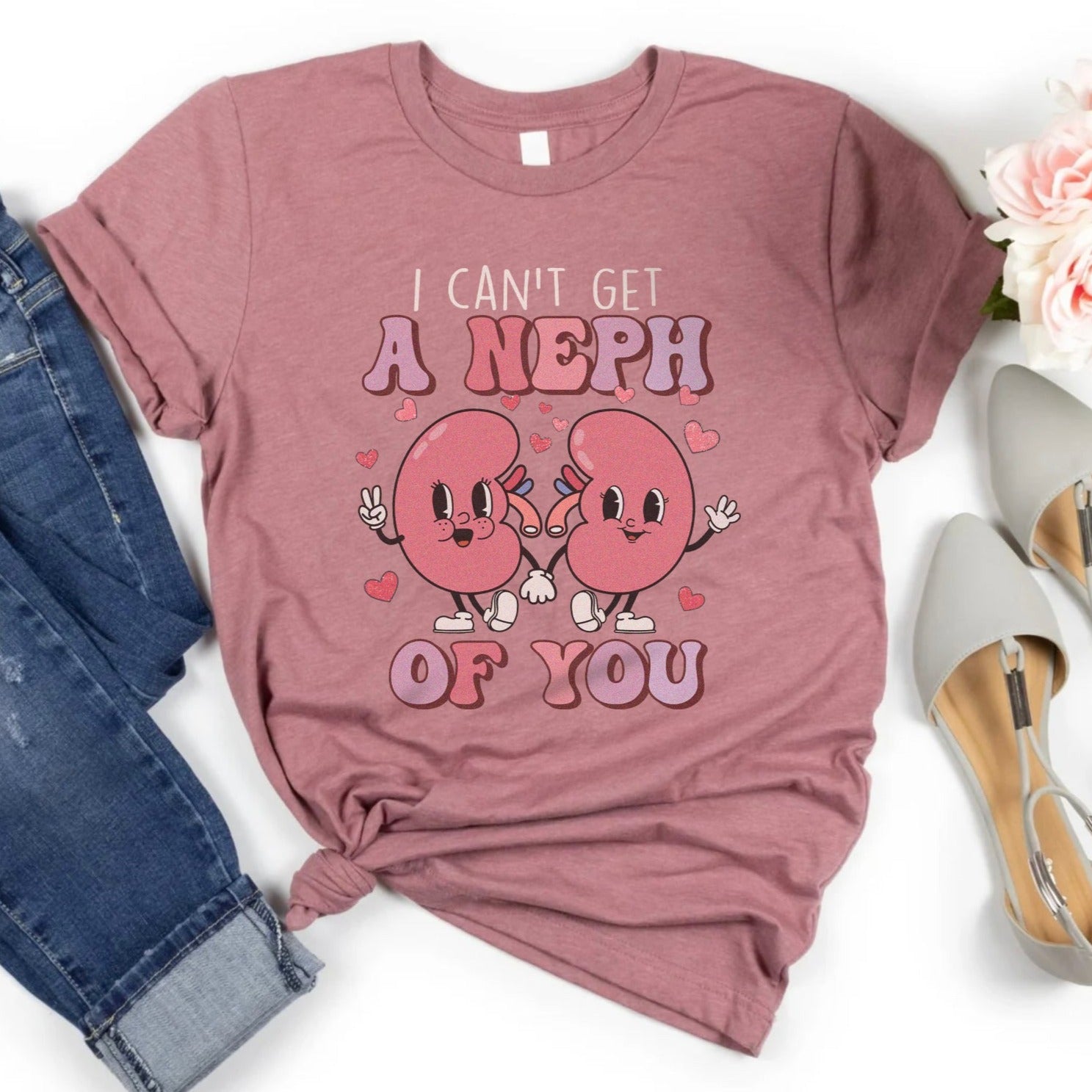 anephofyoumauve Can't Get A Neph of You T-Shirt - Image 8