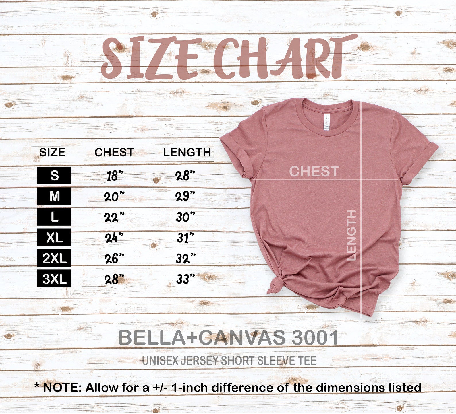 bellacanvas3001sizechartNOXS_6783b81b-ddf8-4404-9f69-dcb14bd39ae8 Retro Crushing On You T-Shirt - Image 10