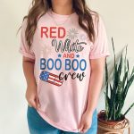 Red, White & Boo Boo Crew T-Shirt - Image 2