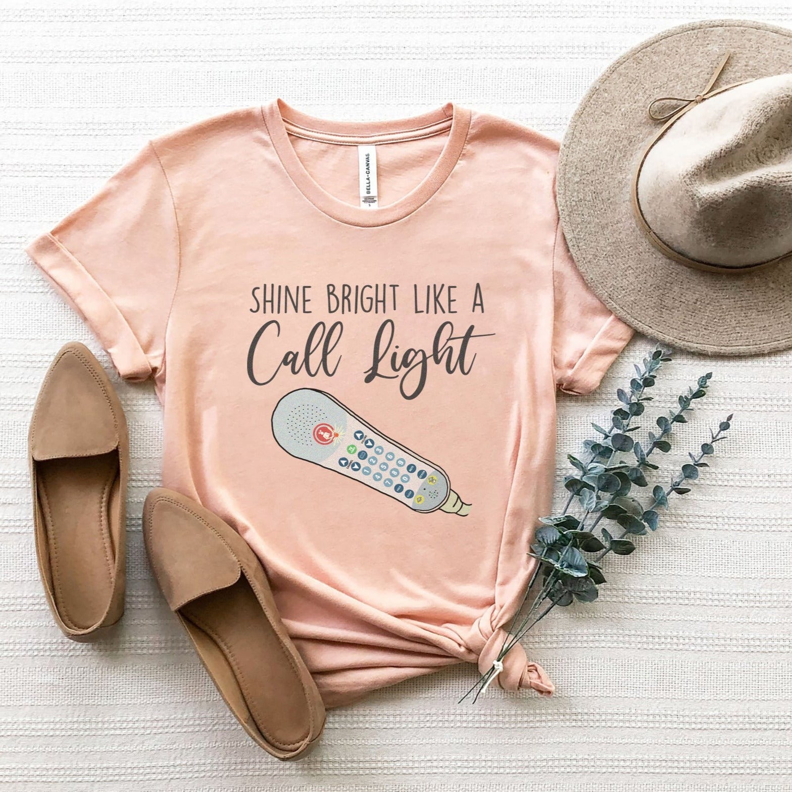calllightpeach Shine Bright Like a Call Light T-Shirt - Image 8