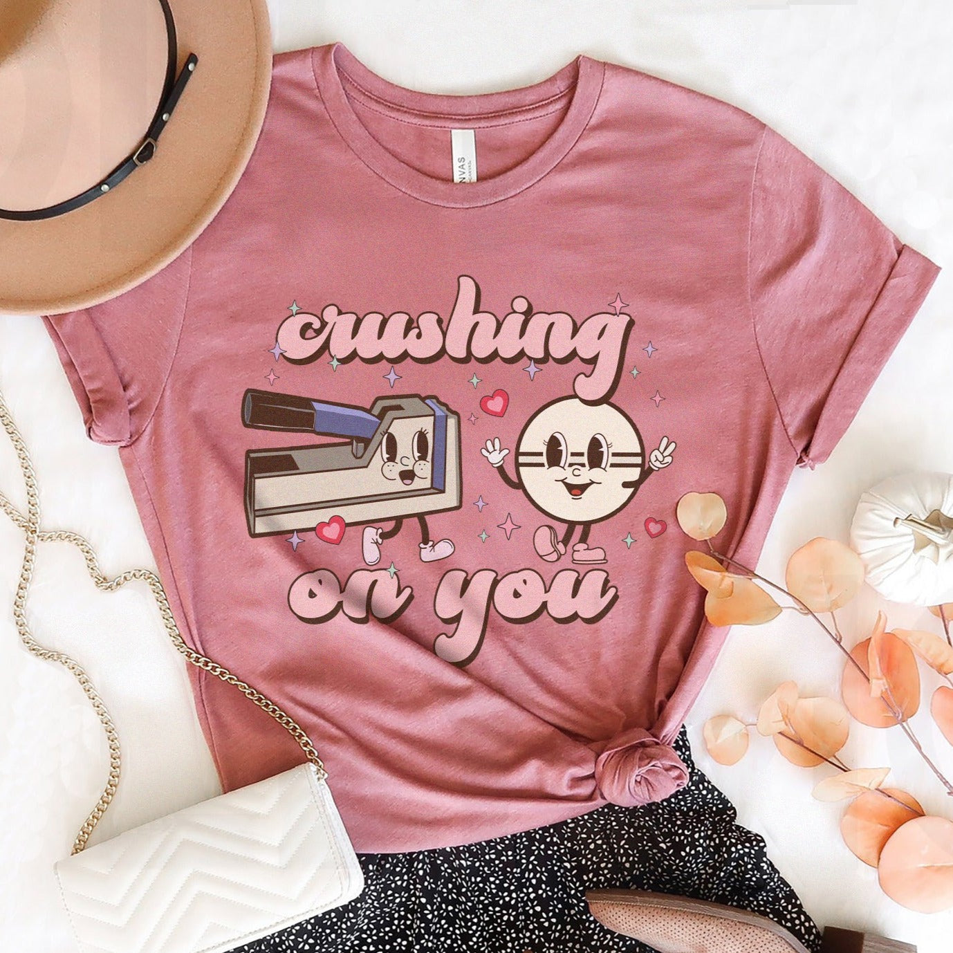crushingretromauve Retro Crushing On You T-Shirt - Image 6