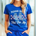 Don't Fall For Me Grippy Socks T-Shirt - Image 8