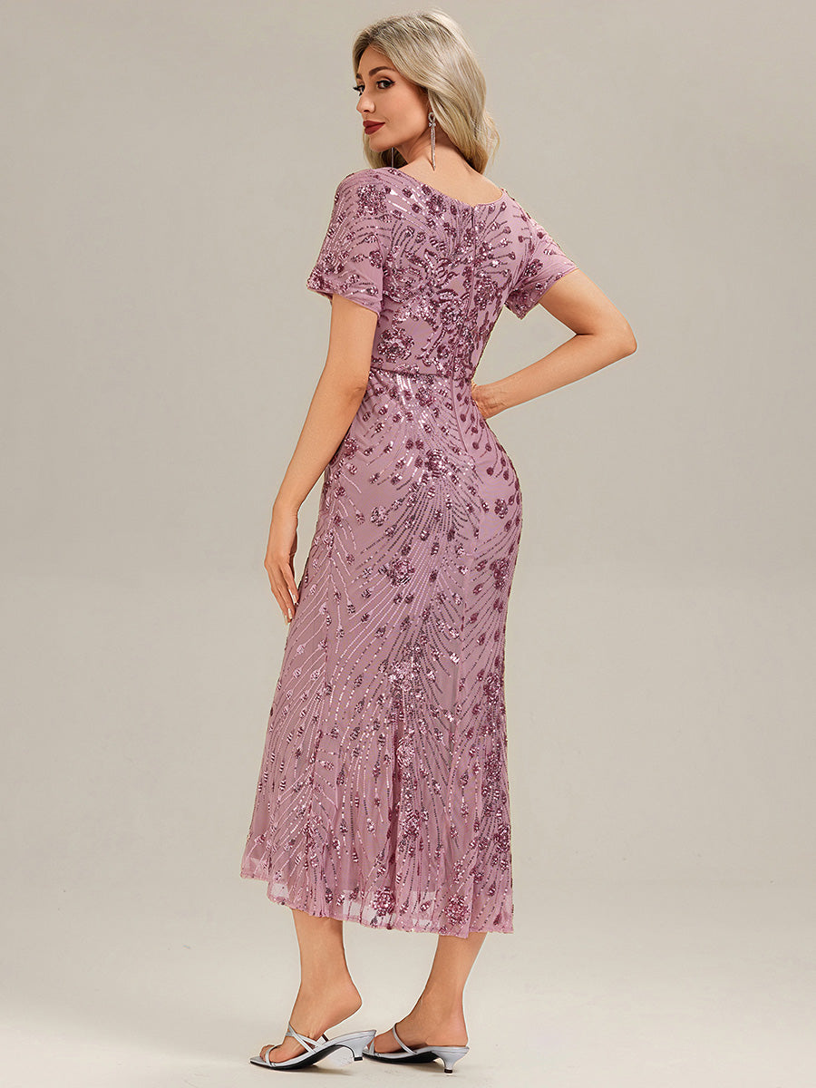 ee02387od-r2_83bed5dc-c72b-4285-affc-6974932fb718 Sequin Mermaid Round Neck Dress - Image 7