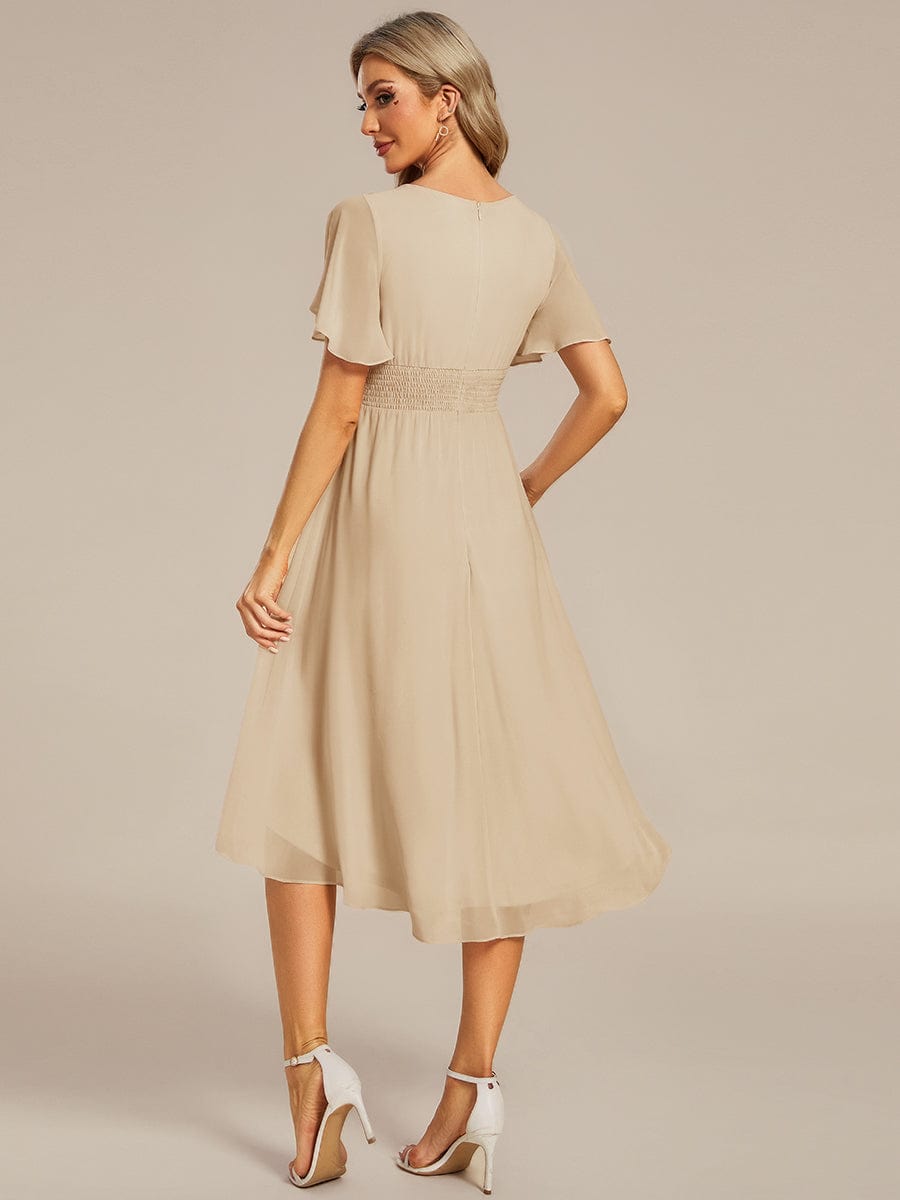 eg02053ch-r2_9feef52f-022b-4c8b-9c66-8a6d5adafe07 Flowy Chiffon Round Neckline A-Line Knee Length Wedding Guest Dress - Image 168
