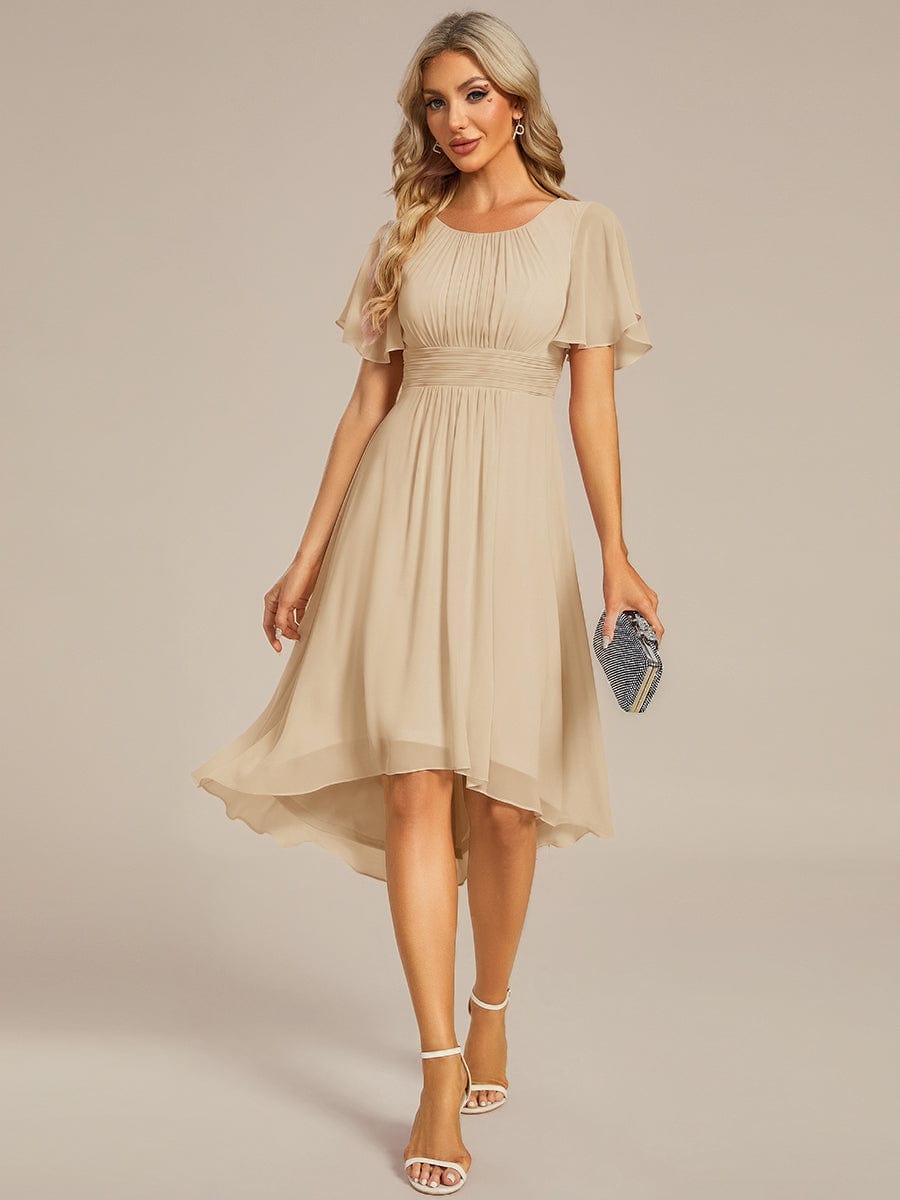 eg02053ch-r4_862577d0-0dbe-41ec-af05-4c3913874204 Flowy Chiffon Round Neckline A-Line Knee Length Wedding Guest Dress - Image 170