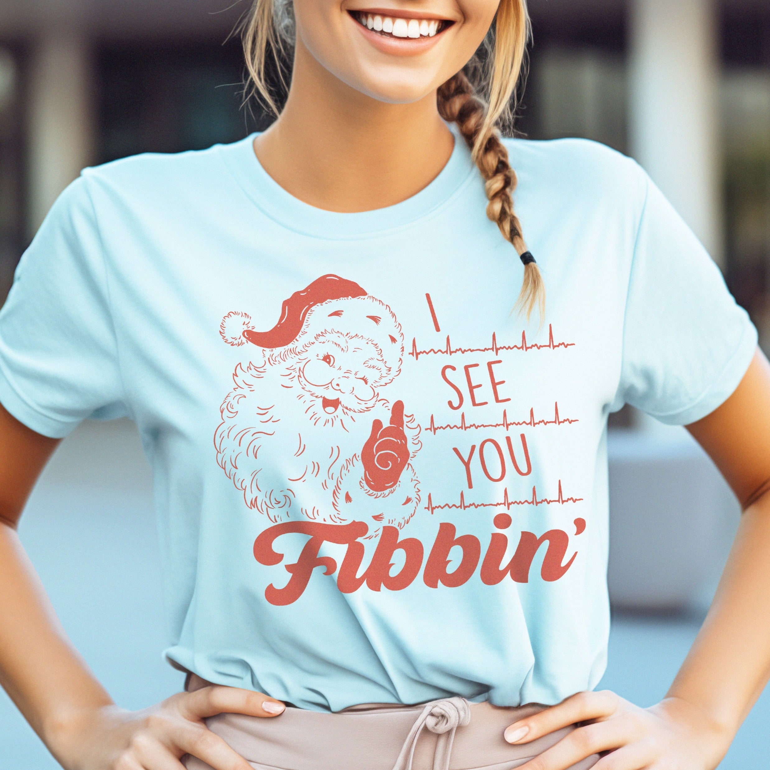 fibbiniceblue I See You Fibbin' T-Shirt - Image 2