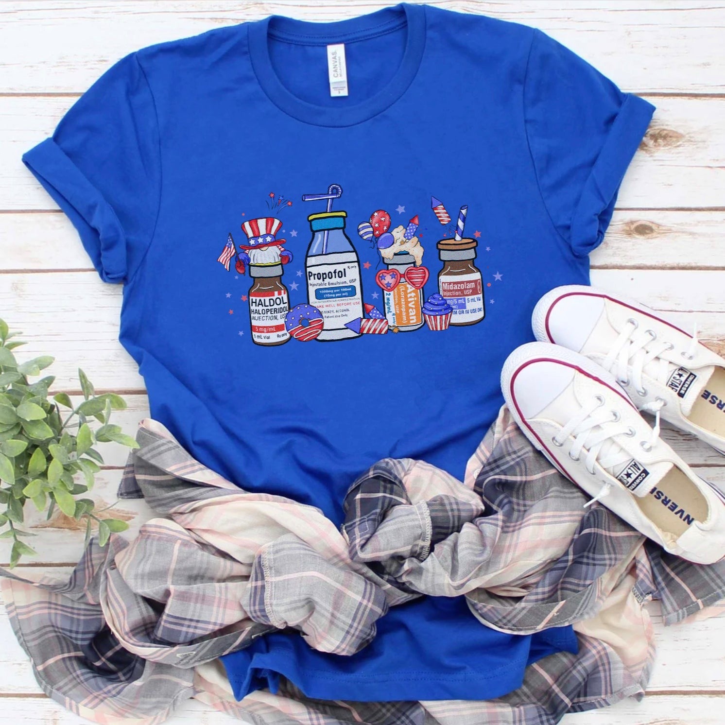 firecrackerpropofolroyal Firecracker Propofol T-Shirt - Image 9