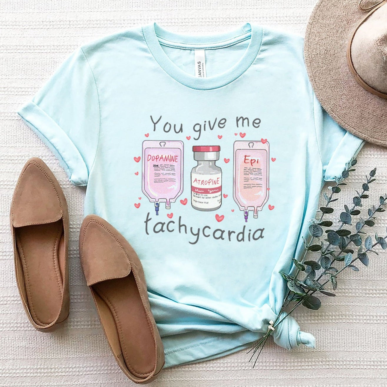 givemetachycardiaicev2 You Give Me Tachycardia T-Shirt - Image 5