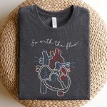 Go with the Flow Heart T-Shirt - Image 2