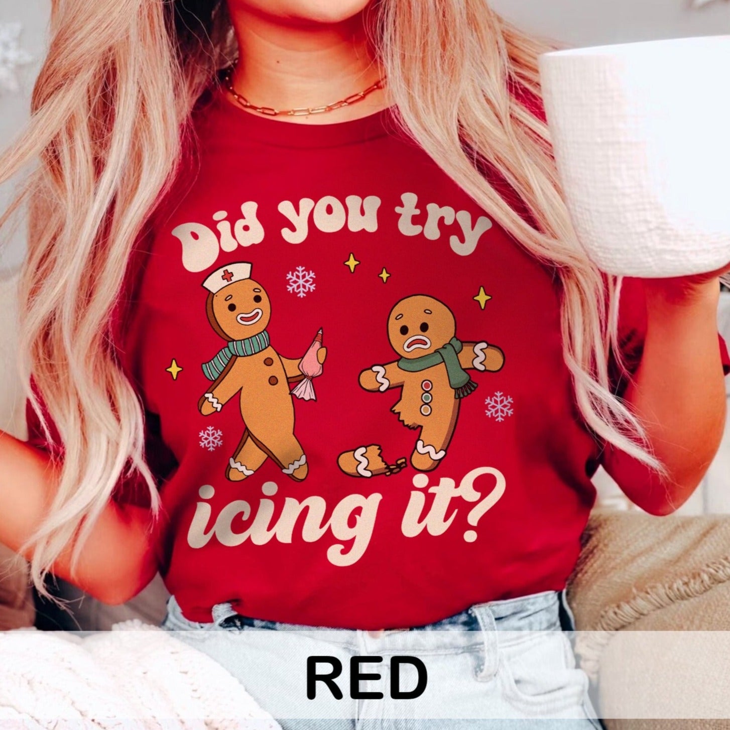 icingitcolors_6e018291-5c1f-4f40-82f8-8378f9cdc9f4 Did You Try Icing It T-Shirt - Image 6