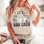ICU Boo Crew Ghosts T-Shirt - Image 4