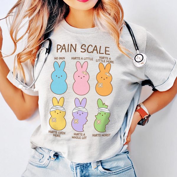 Easter Pain Scale T-Shirt - Image 1