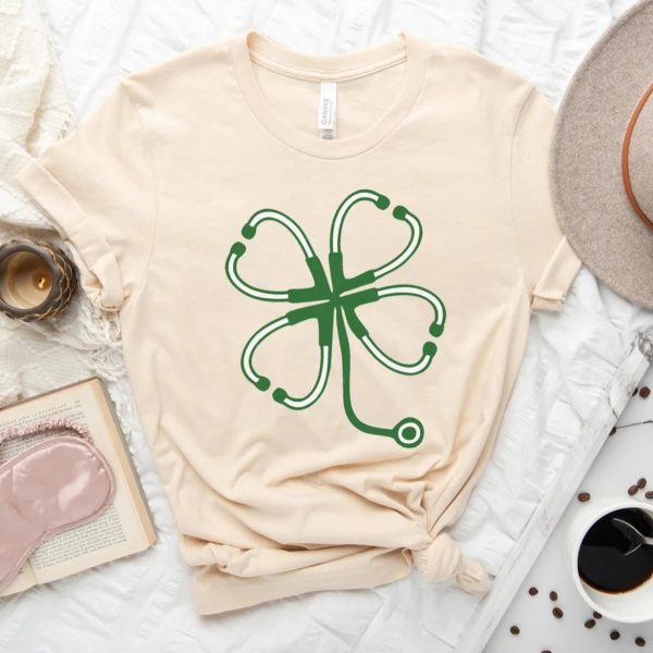 Stethoscope Clover T-Shirt - Image 5