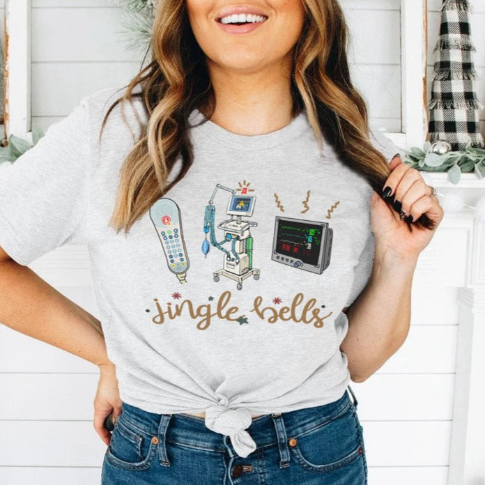 jinglebellsashcopy Jingle Bells T-Shirt - Image 2