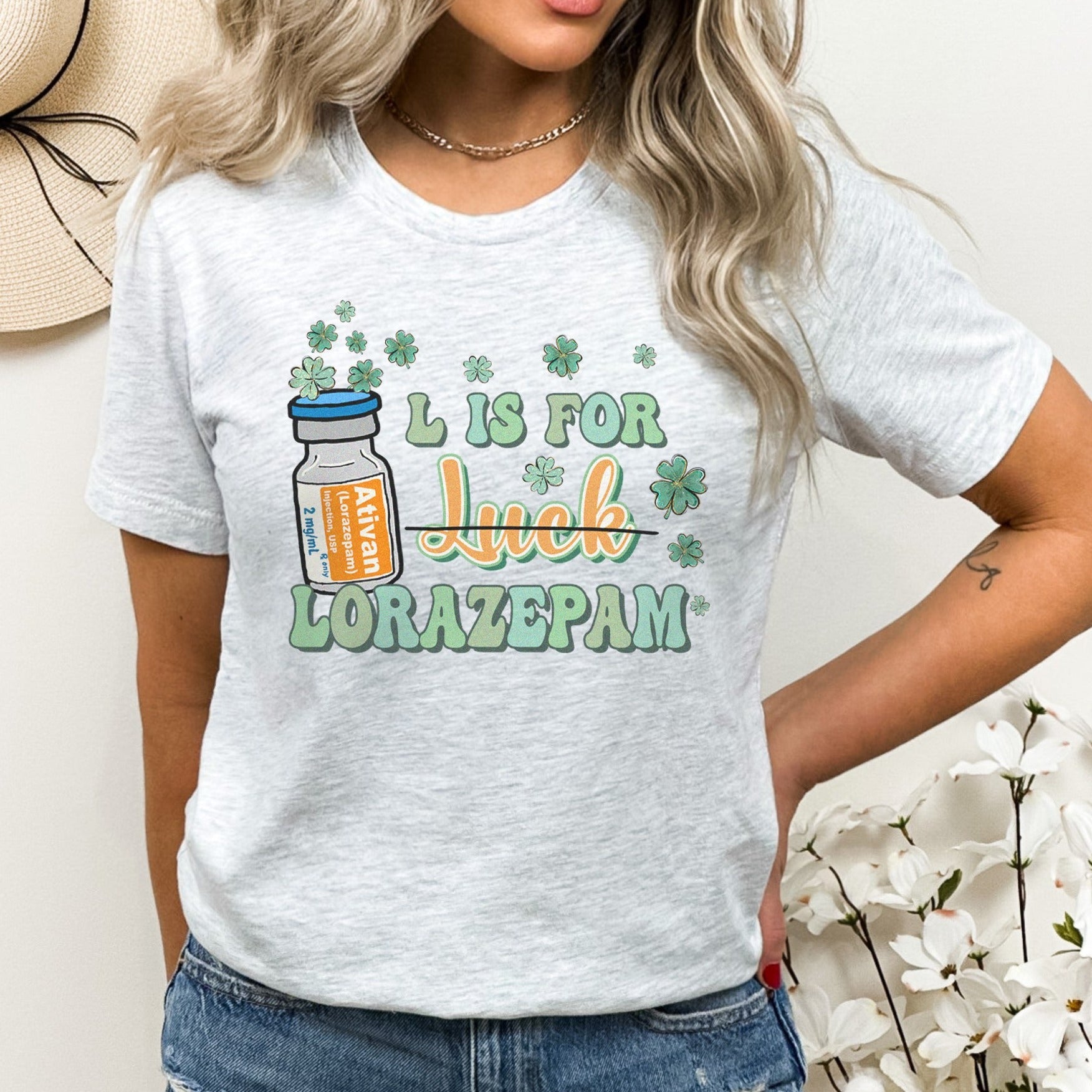 lisforlorazepamash L is for Lorazepam T-Shirt - Image 6