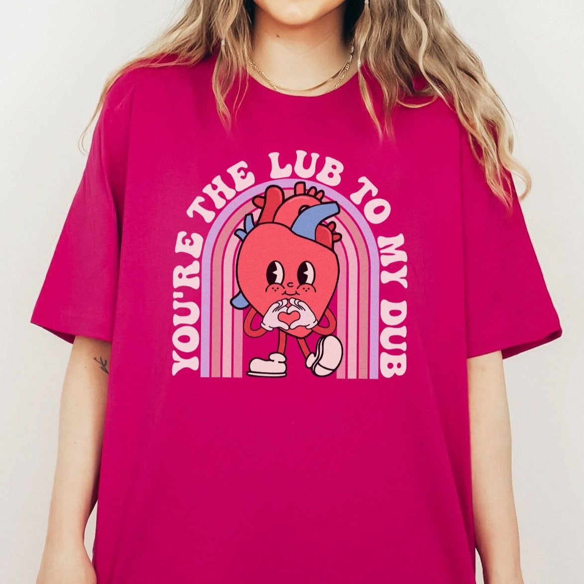 lubtodubberry Retro You're the Lub to my Dub T-Shirt - Image 2