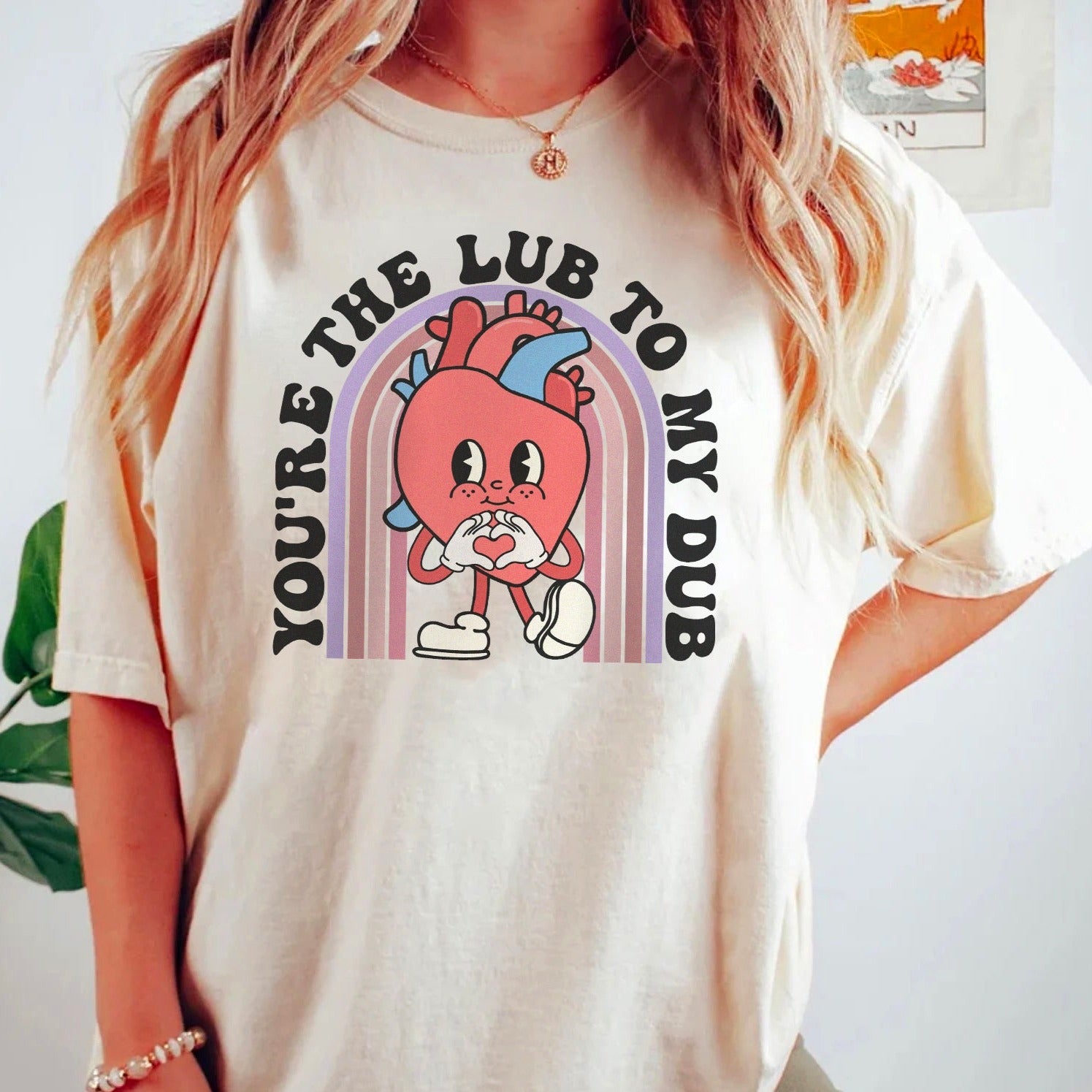 lubtodubnatural Retro You're the Lub to my Dub T-Shirt - Image 10