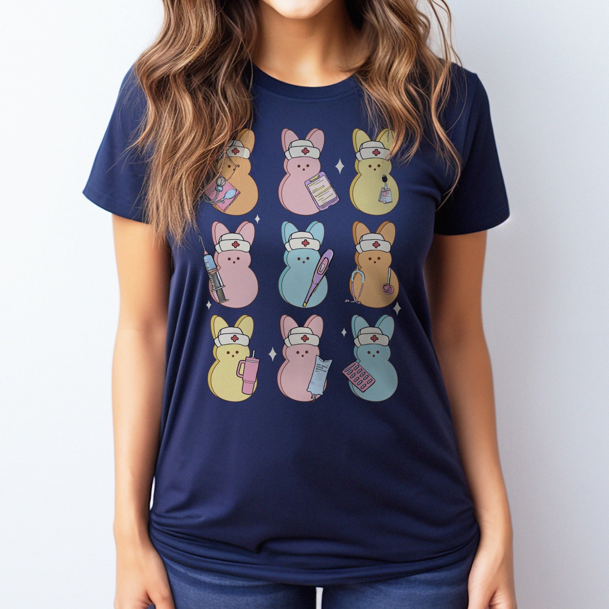 nursepeepsnavy Nurse Peeps T-Shirt - Image 8