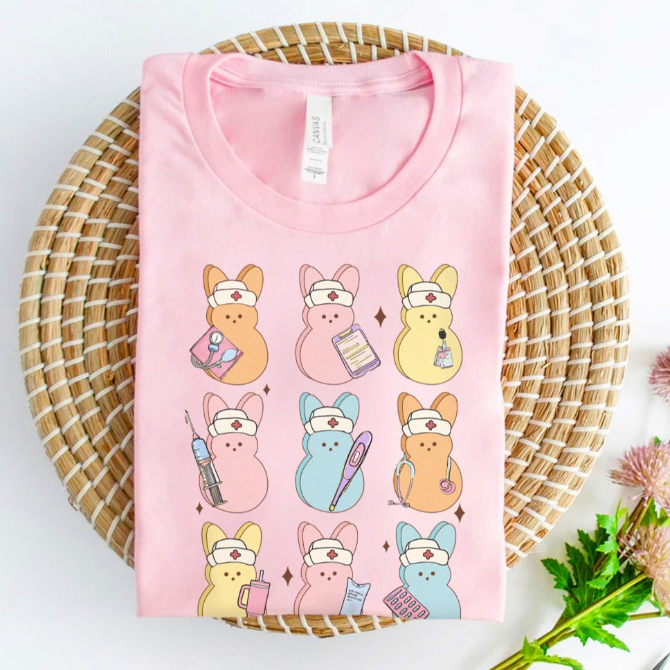 nursepeepspink Nurse Peeps T-Shirt - Image 9