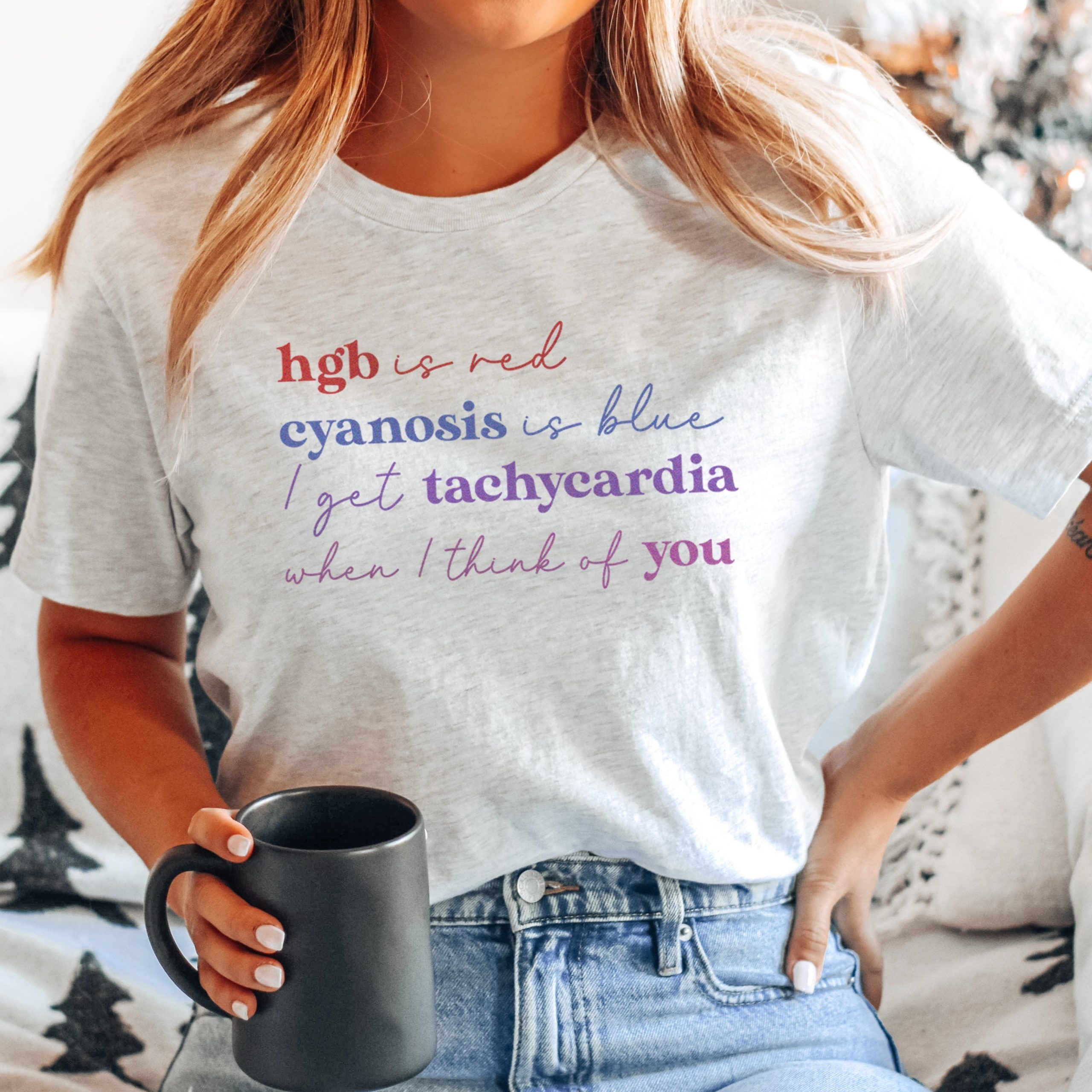 nursevdaypoemash Medical Valentine's Day Poem T-Shirt - Image 3