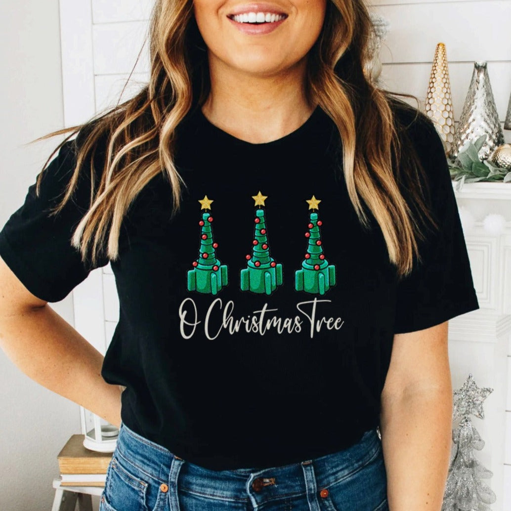 ochristmastreeblack O Christmas Tree T-Shirt - Image 4