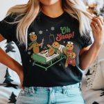Oh Snap! Gingerbread Cookies T-Shirt - Image 4