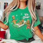 Oh Snap! Gingerbread Cookies T-Shirt - Image 6