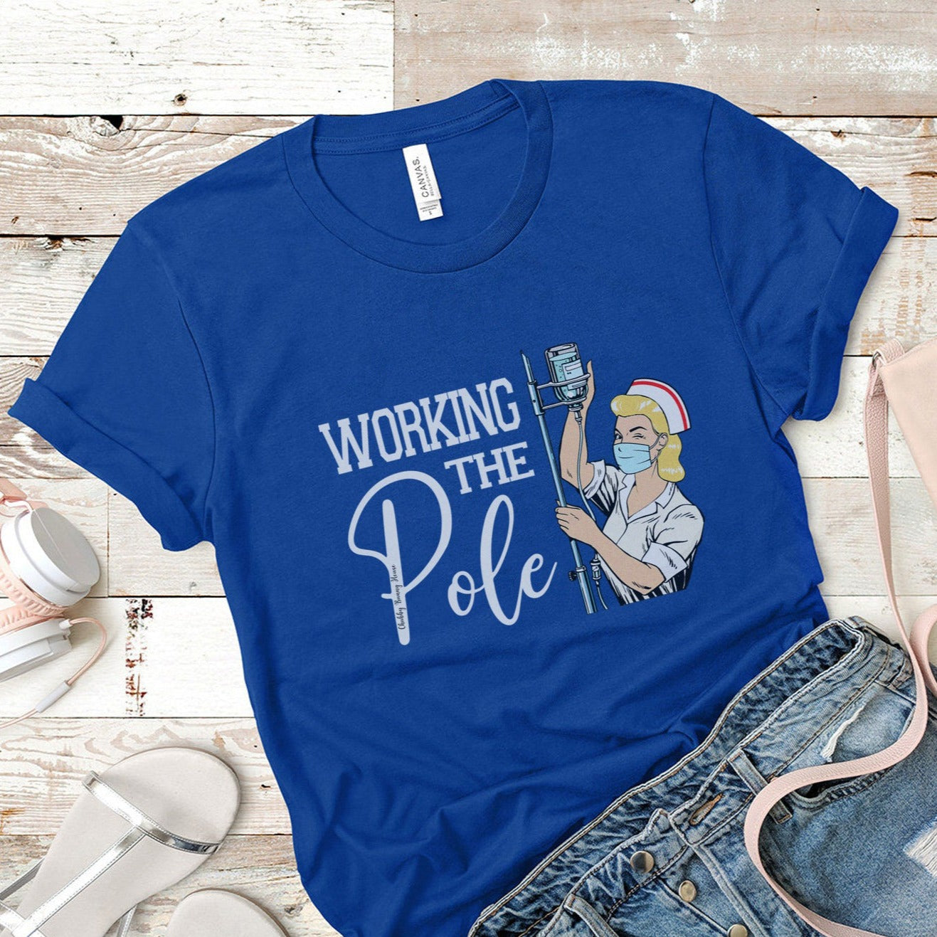poleroyal Working the (IV) Pole T-Shirt - Image 8