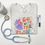 Retro Go with the (Heart) Flow T-Shirt - Image 3