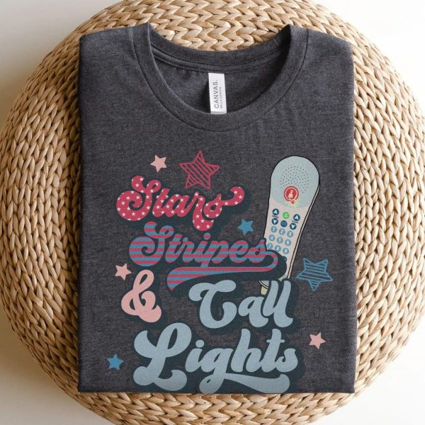 Stars, Stripes & Call Lights T-Shirt - Image 9