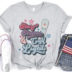 Stars, Stripes & Call Lights T-Shirt - Image 2