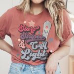 Stars, Stripes & Call Lights T-Shirt - Image 5