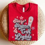 Stars, Stripes & Call Lights T-Shirt - Image 6