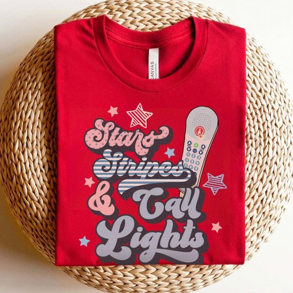 Stars, Stripes & Call Lights T-Shirt - Image 6