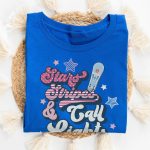 Stars, Stripes & Call Lights T-Shirt - Image 7