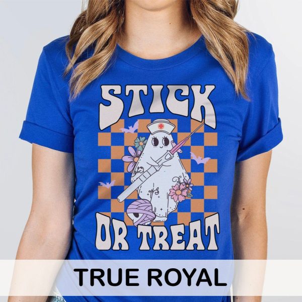 Retro Stick Or Treat T-Shirt - Image 7